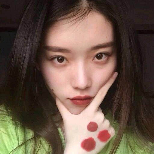 微信潮流霸气御姐长发女头