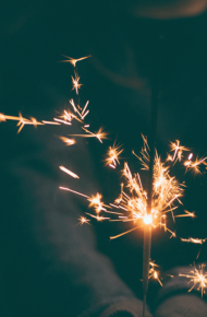 唯美烟火朋友圈配图