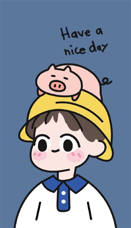 可爱激萌的微信情侣壁纸图片