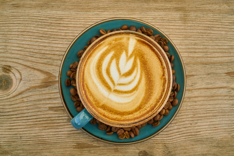 创意十足的微信咖啡拉花图片