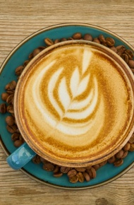 创意十足的微信咖啡拉花图片