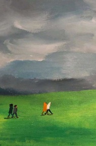 唯美简洁插画朋友圈配图