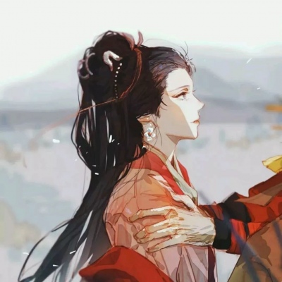 高冷成熟风格的微信动漫情侣头像