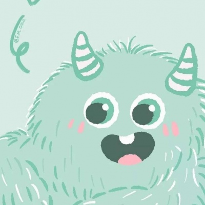 可爱萌萌哒的卡通小怪物微信头像