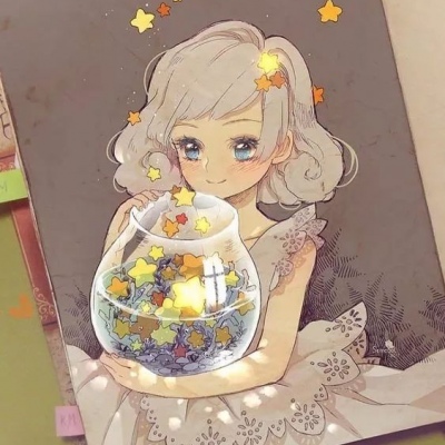 好看唯美的微信手绘女生头像