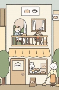 暖色调治愈系简单动漫背景图