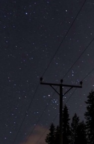 星空闪烁唯美星空背景图