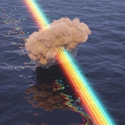 彩色梦幻云朵微信背景图