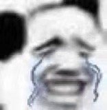 熊猫头哭泣的微信表情包