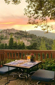 秋季浪漫夕阳景色微信朋友圈背景图