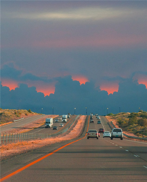 黄昏唯美意境微信素材图片
