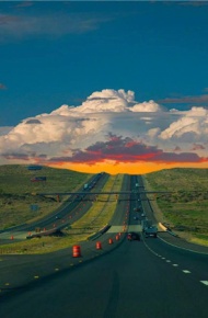 唯美的晚安风景微信相册封面图