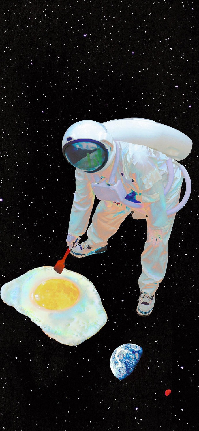 太空人动画微信素材图片