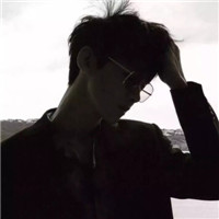 黑白个性人气时尚超酷男生微信头像