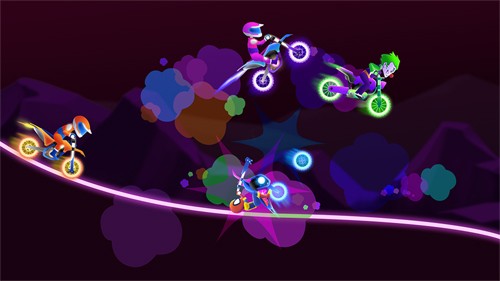 蜘蛛虾摩托特技驾驶