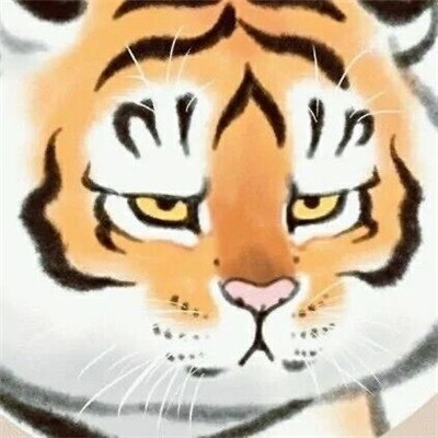 全网超火的小老虎微信头像