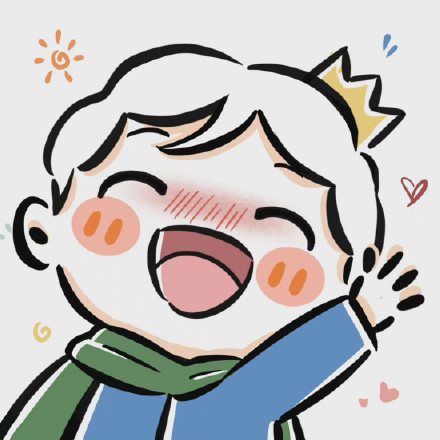 手绘《国王排名》波吉可爱微信头像