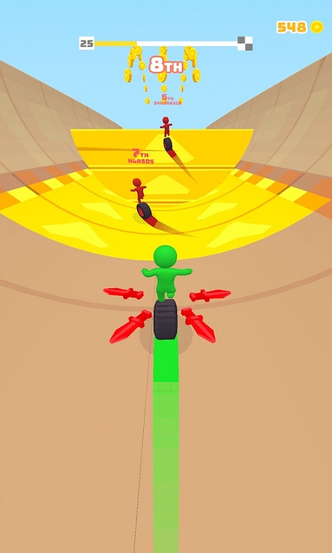 独轮乱斗小游戏