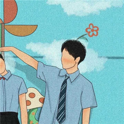 好看又很特别的卡通情侣头像