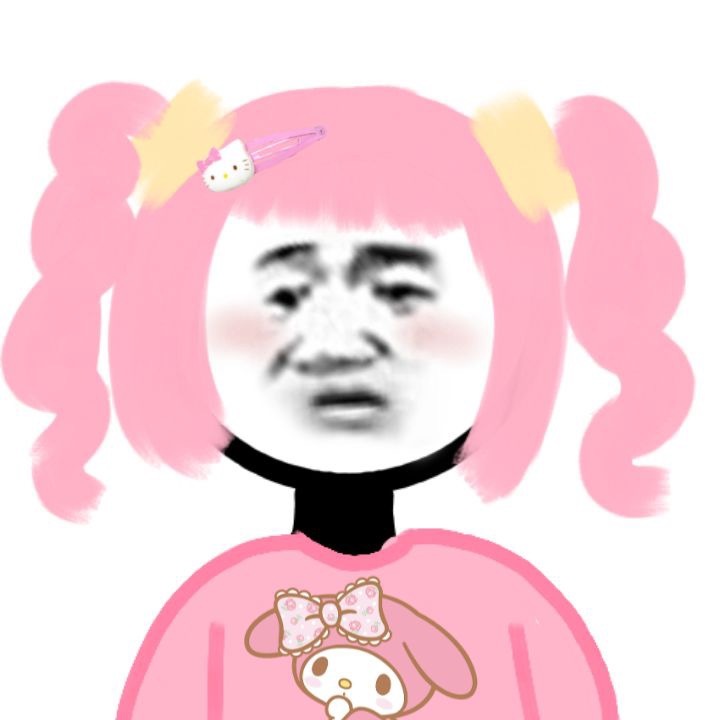 暴走沙雕脸女孩微信头像