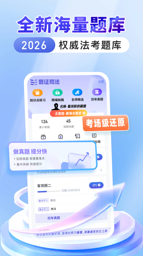 司法考试题库自考王