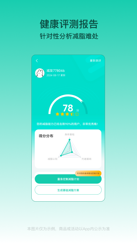热量减肥法软件