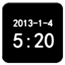 简黑时钟