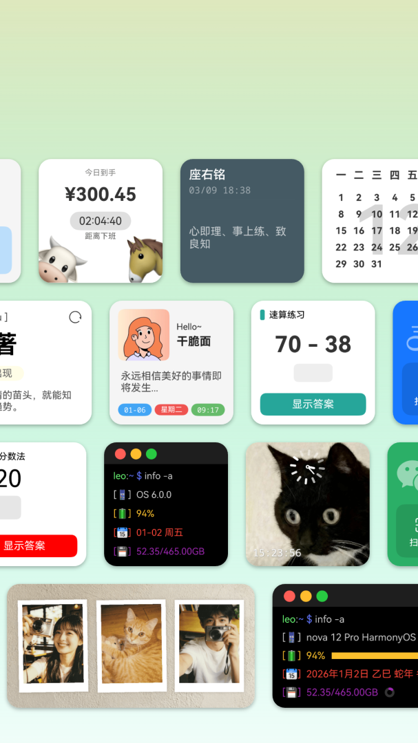 会话微件