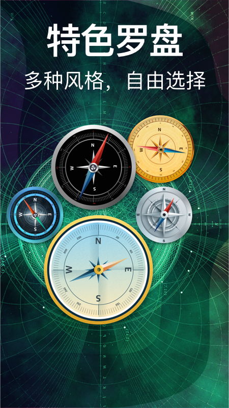 360罗盘指南针