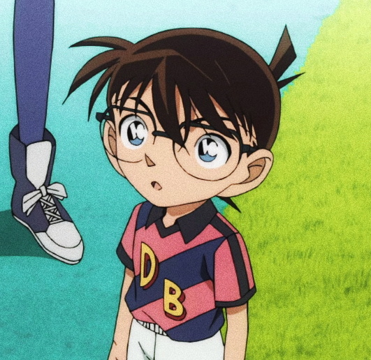 《名侦探柯南剧场版：第11名前锋》江户川柯南可爱微信头像