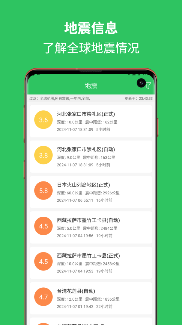 地震预警助手