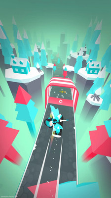 滑板色彩冲浪游戏