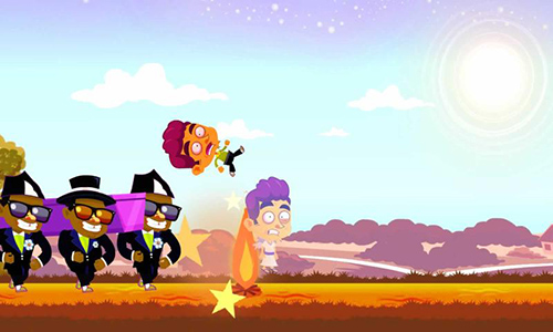 黑人抬棺像素版