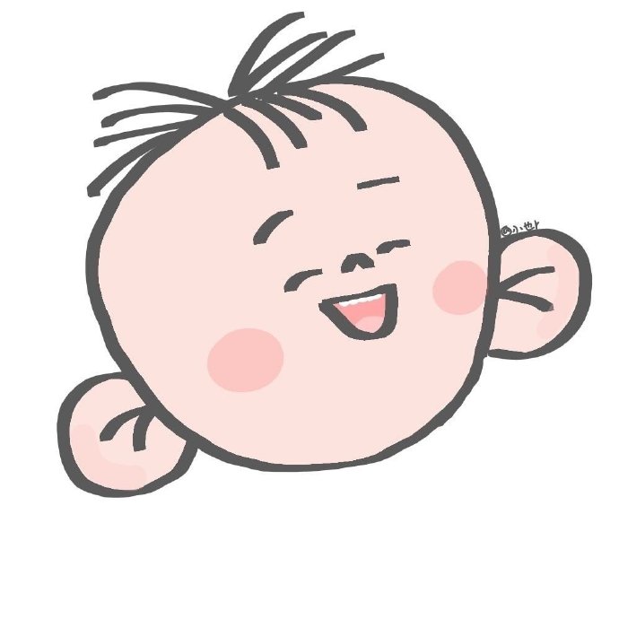 动画片大耳朵图图手绘微信头像