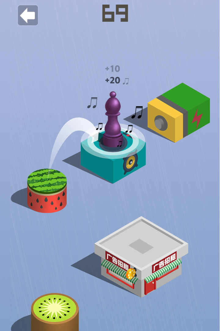 开心跳一跳(二人对战)