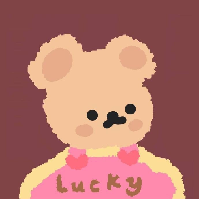 手绘卡通熊可爱微信头像