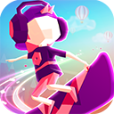 滑板色彩冲浪游戏