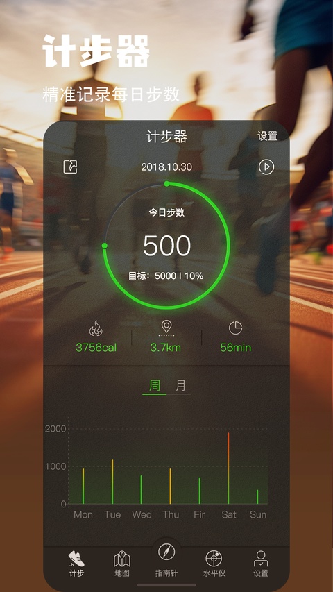 地图指南针