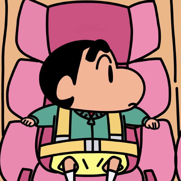 蜡笔小新版的情侣微信头像