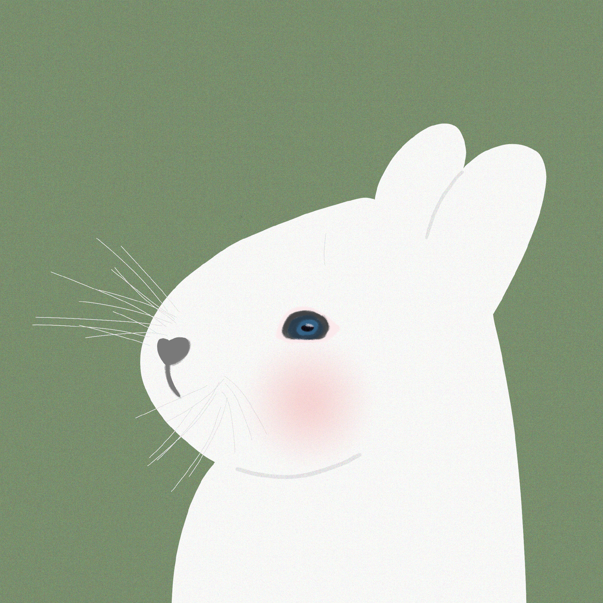 手绘可爱动物微信头像