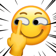 沙雕黄脸竖中指动态微信表情包