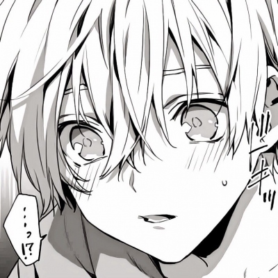 伤感丧系的黑白动漫男生头像