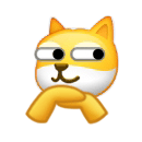 小黄脸双手撑头沙雕微信表情包