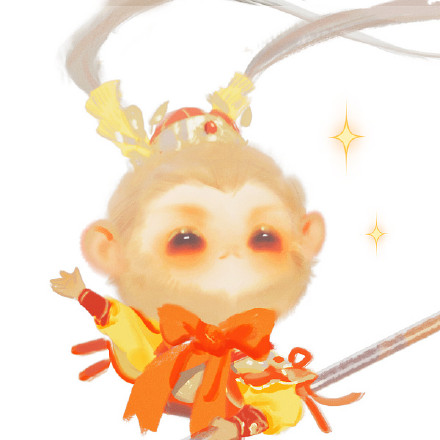 手绘西游记孙悟空可爱微信头像