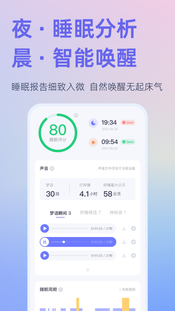 小睡眠睡眠报告