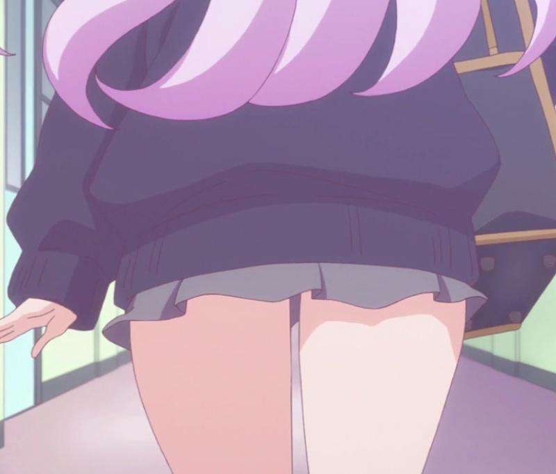 动漫女生短裤短裙部位微信头像