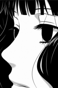 很赞又微丧动漫黑白系背景图