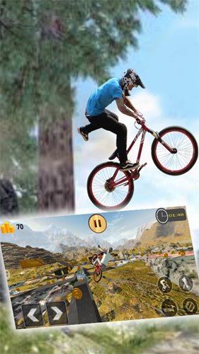 模拟山地自行车