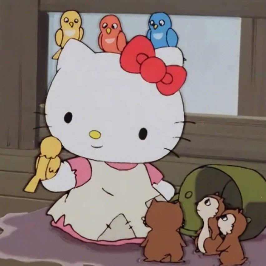 辛德瑞拉×HelloKitty微信头像