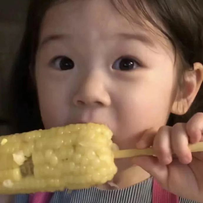 实力干饭人可爱微信头像